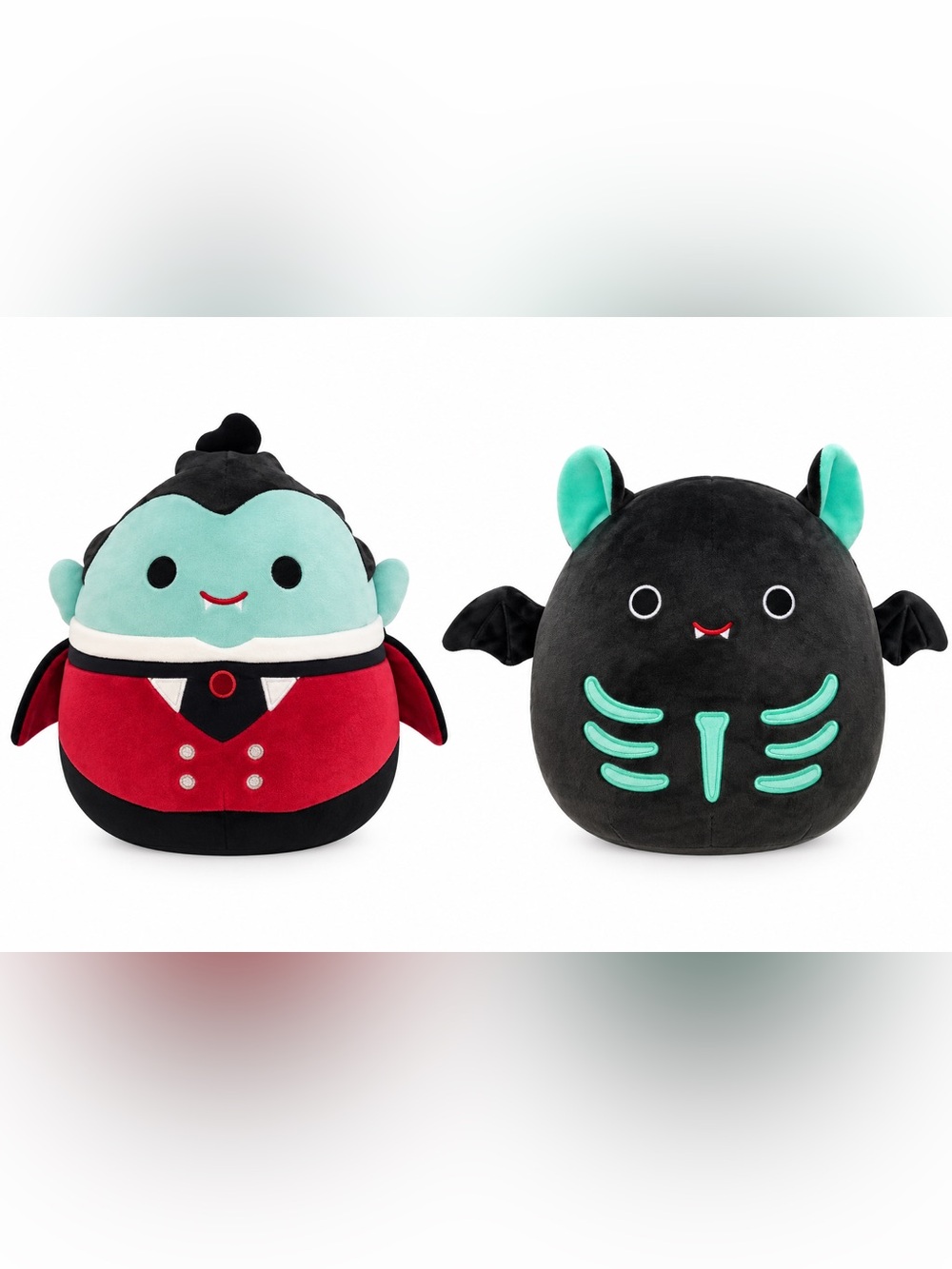 Squishmallows Flipa Mallows Virgil & Hawley 9” 2in 1 Plush Halloween Vampire Bat